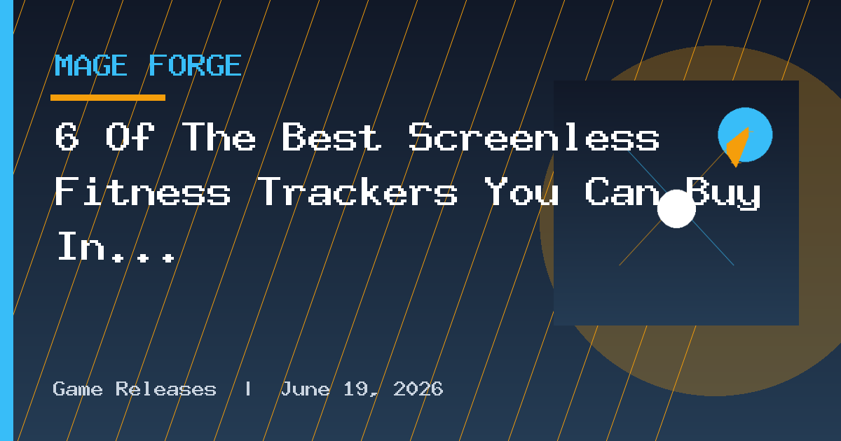 6 Of The Best Screenless Fitness Trackers You Can Buy In 2026