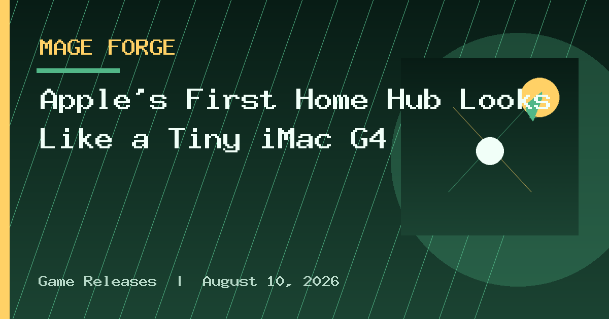 Apple's First Home Hub Looks Like a Tiny iMac G4