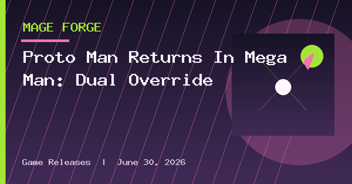 Proto Man Returns In Mega Man: Dual Override