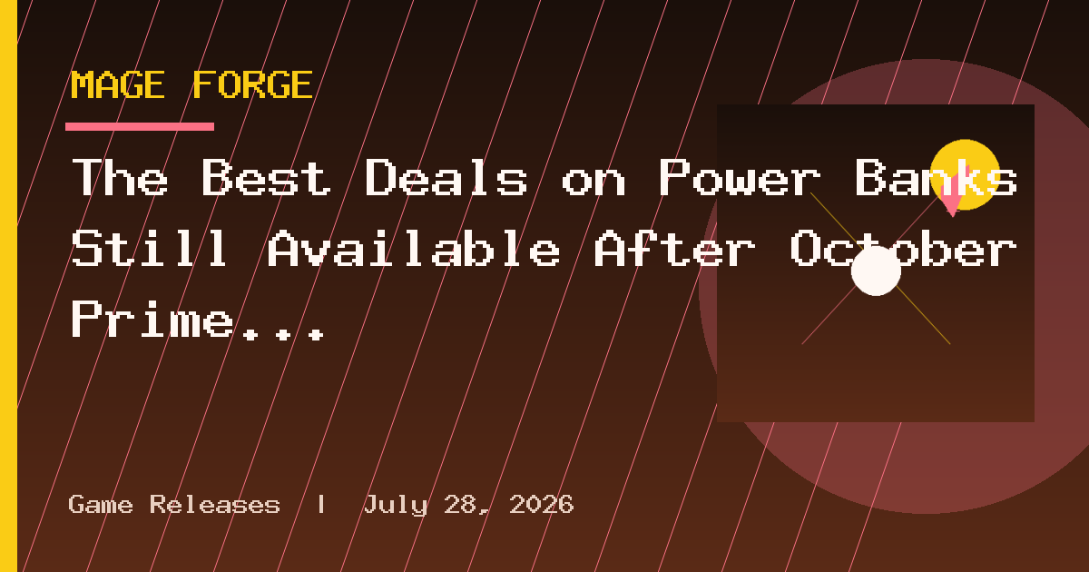 The Best Deals on Power Banks Still Available After October Prime Day